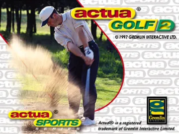 Actua Golf 2 (EU) screen shot title